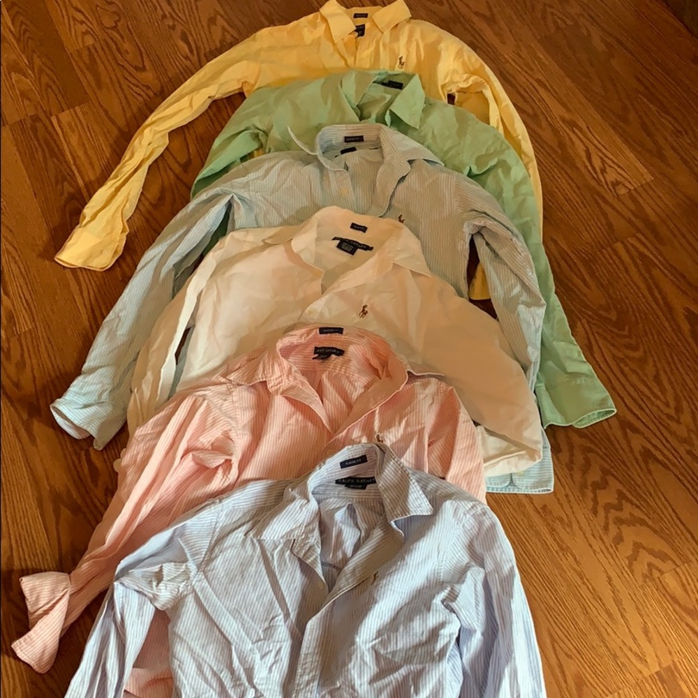 Long sleeve polos - gently used